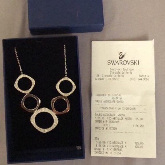 Swarovski Jewelry - Swarovski necklace